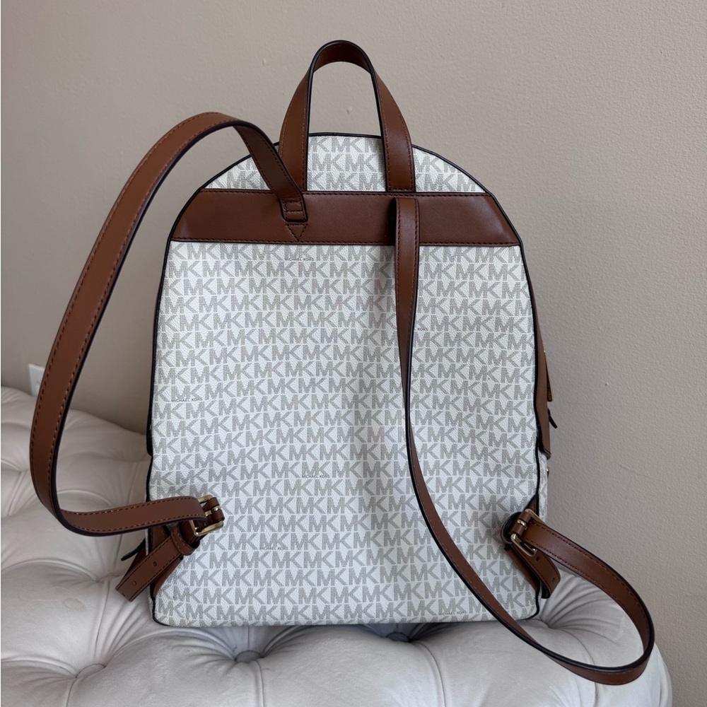 Michael Kors Jaycee Large Logo Backpack - Picture 2 of 10